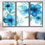 «Blue Wildflowers», art mural sur toile Meadow-644478001-644478015