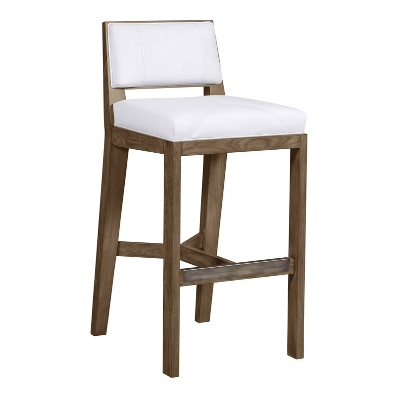 Thom Filicia 32.5'' Bar Stool, Navada Snow, Hampton