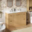 Meuble-lavabo simple en bois avec tiroirs Adonia-958480806