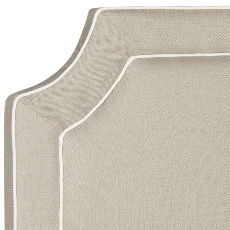 Cloverdale Upholstered Panel Headboard, Full, Oyster
