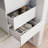78.7"H Corner Entryway Cabinet With Drawers, Open Shelf & Cushioned Seat