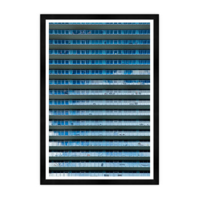 Graphic Building Scape Print by Tim Klein