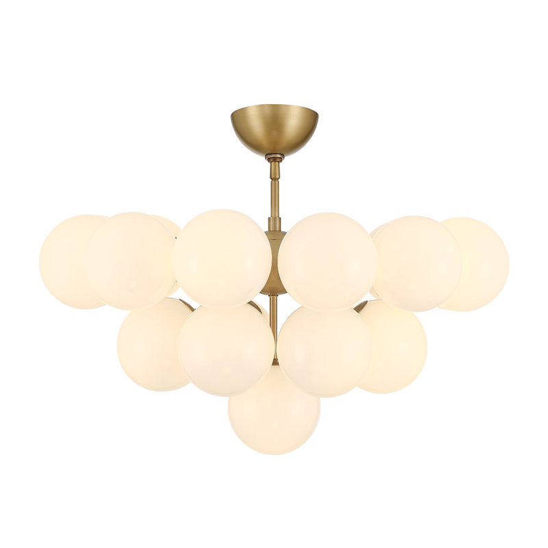 Lustre convertible 19 lumières Lunara