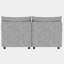 Armless Seat For Modular Sectional Sofa, Convertible Sofa Seat With Storage, Sleeper Sectional Sofa Set, Fabric Flexible Modular Combinations For Living Room(2PCS)