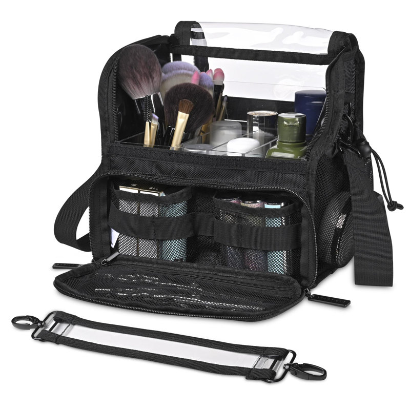 Fabric 8 Compartment Makeup Organizer