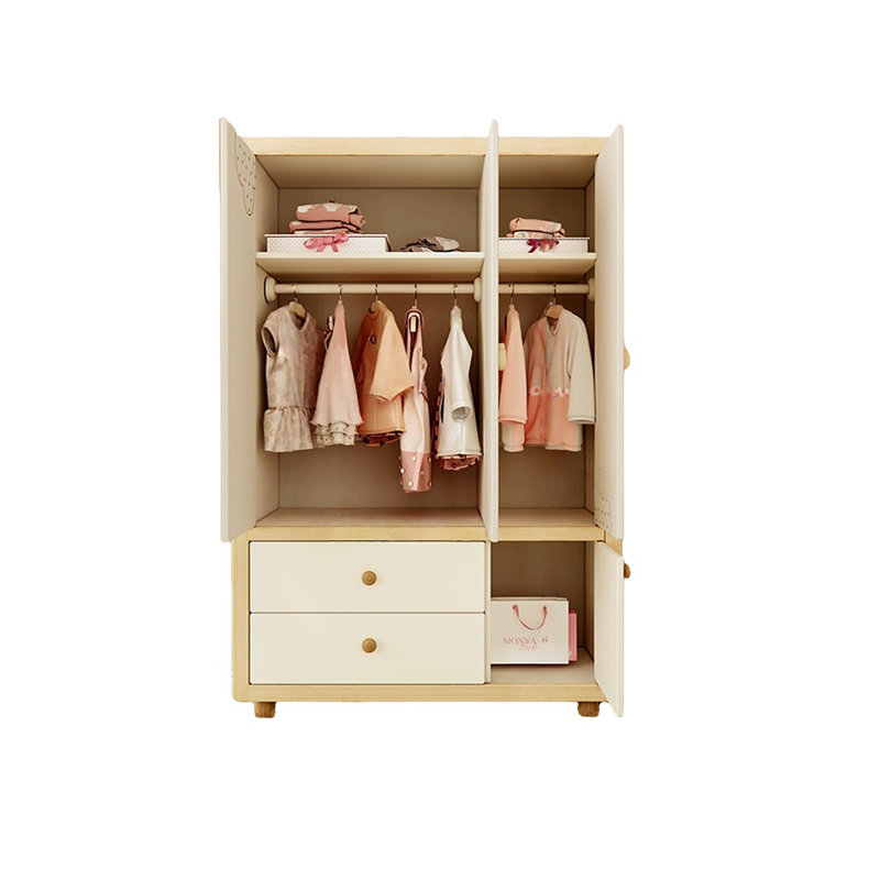 Garde-robe en bois simple et pratique