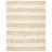 Chesnut Natural Fiber Flat Weave Jute And Cotton With Latex Striped Rug-1768261783