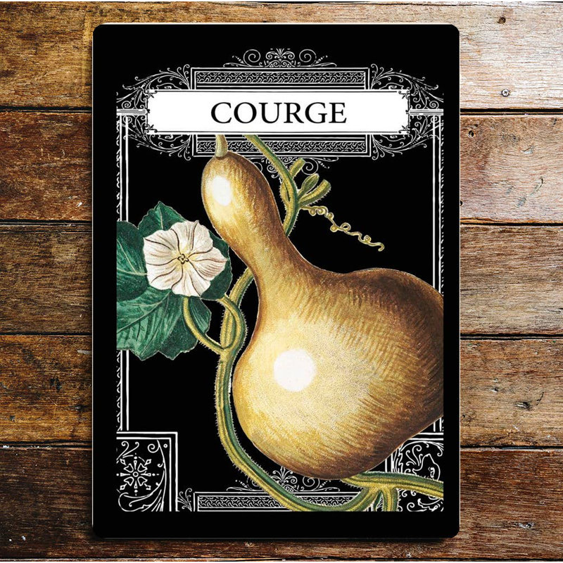 Handmade Plants & Flowers Wall Decor on Metal, 25cm H x 20cm W