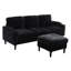 Canapé modulaire confortable avec chenille et porte-gobelet-121117353