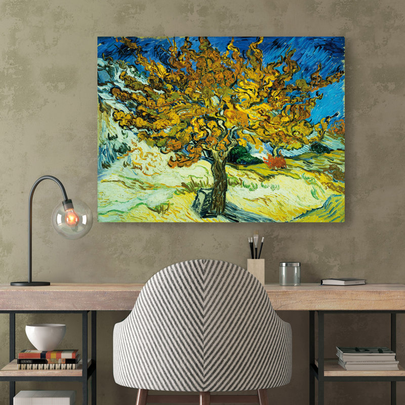 Mulberry Tree by Vincent Van Gogh - Wrapped Canvas Print, 50cm H x 70cm W x 4cm D