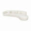 Canapé modulaire courbé de 140 po-2114751959