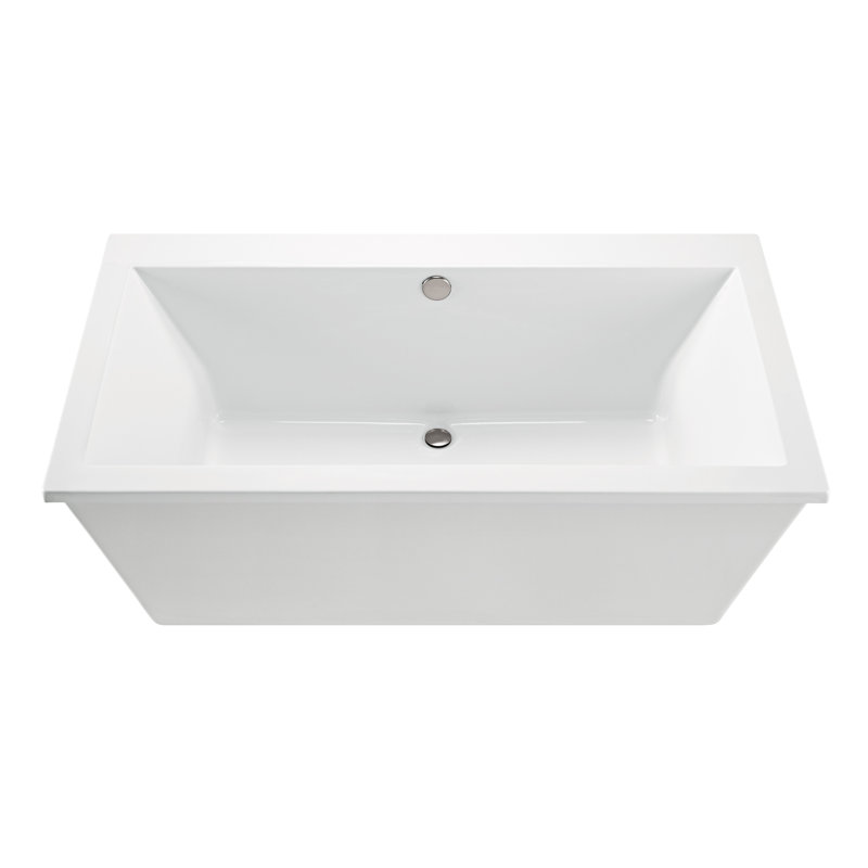 MTI Solutions 66" Freestanding Air Bathtub, White