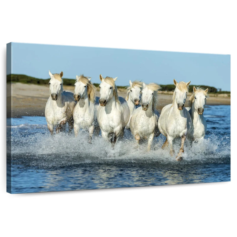 Brampt 7 Horses, 24" H x 36" W