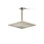 Honesty 8" Single-Function Wall or Ceiling-Mount Square Rainhead, Square Rain Showerhead 2.5 GPM