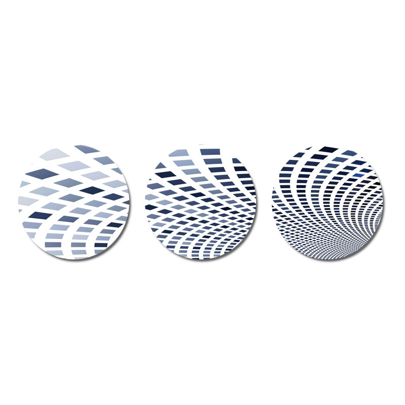 Abstract Wall Decor on Metal