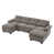 Polyester gris pierre