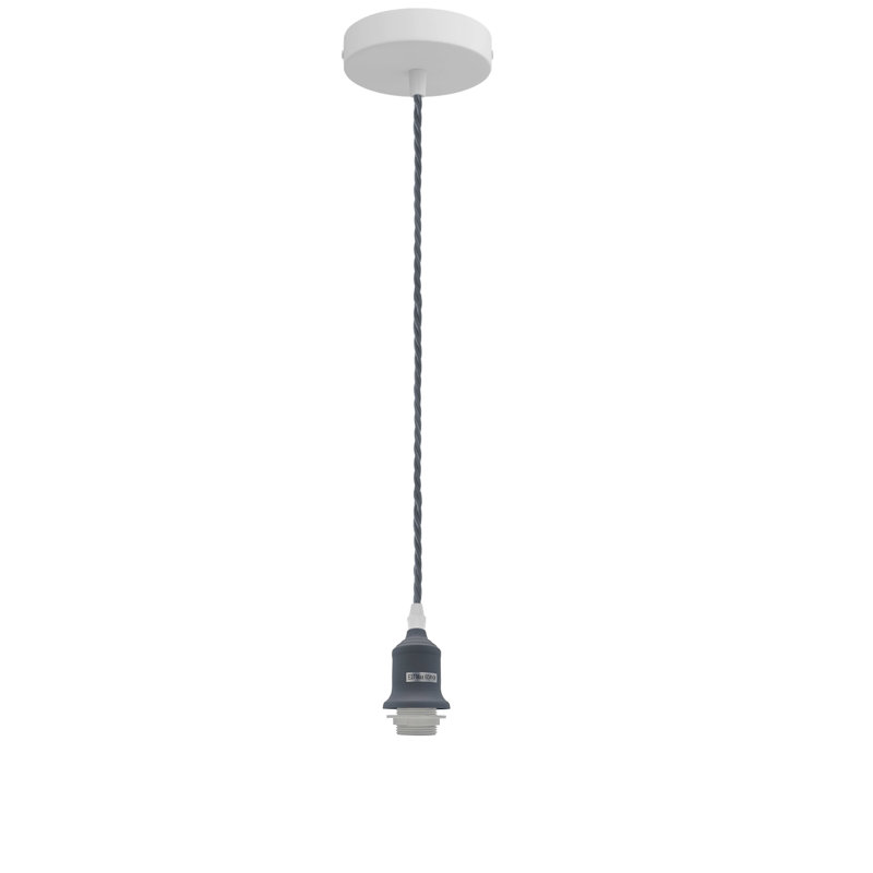 Rascoe 1 - Light Bulb Pendant, No, White/Grey