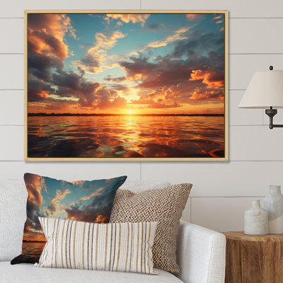 " Blue Orange Sky Reverie "