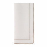 Picot Linen Chevron Square Napkin