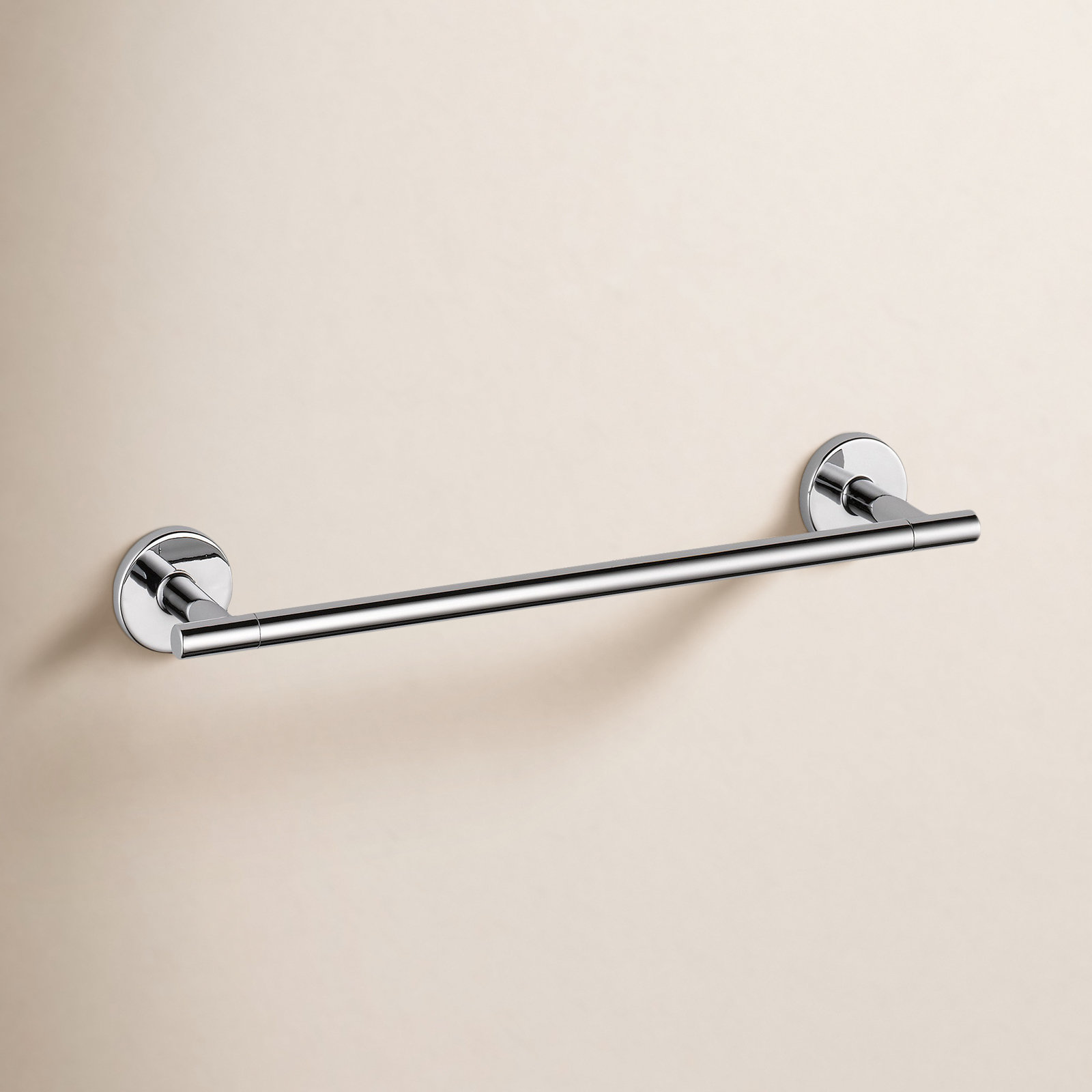 Trinsic 12" Wall-Mounted Towel Bar, Chrome