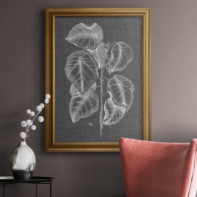 «Graphic Foliage IV», reproduction sur toile encadrée