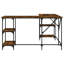 Aahad L-Shaped Metal Base Writing Desk-2002573981