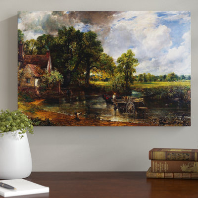 The Hay Wain by - Wrapped Canvas