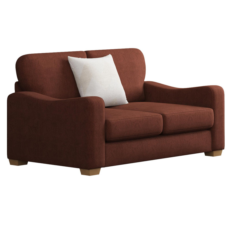 Theadford Two Seater, Fixed Back, Mink