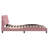 Bed Frame without Mattress Piran Pink 160x200 cm Velvet-914093006-914093000
