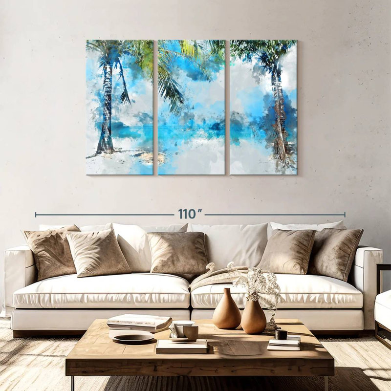 Éclaboussure tropicale Gillard, H 48 po x l 74 po