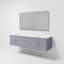 Ensemble de meuble-lavabo double mural 72 "avec miroir Geneva-1378554680-1461256125