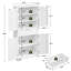 Grande armoire de rangement pour garde-manger 67 po Jymari, 1 grand tiroir et 2 grandes armoires-455544216-455544196