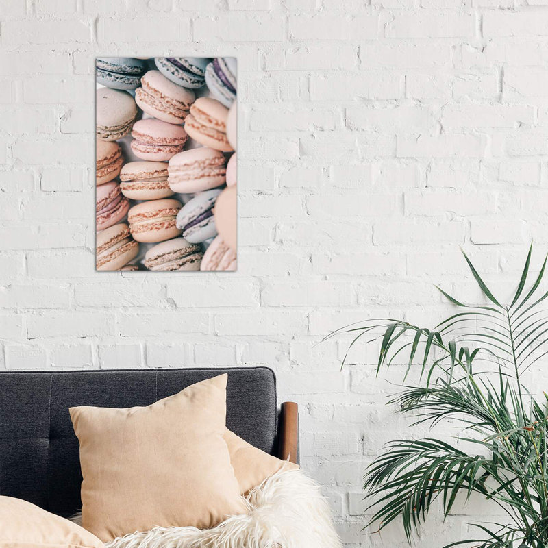 Pastel Macarons - Wrapped Canvas Print, 66.04 cm H x 45.72 cm W x 1.91 cm D
