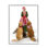 Joyeuse madame Claus et chiens, Illustration de Noël de Noël, estampe numérique encadrée par Kamdon Kreations