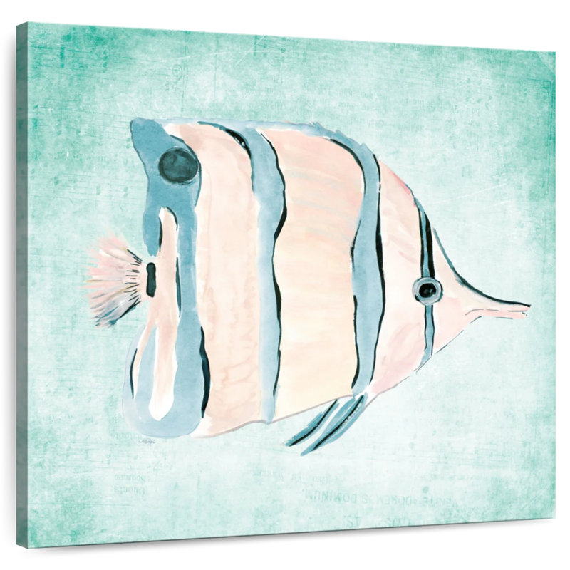 Papillon Brampt dans la mer I, H 20 po x l 20 po