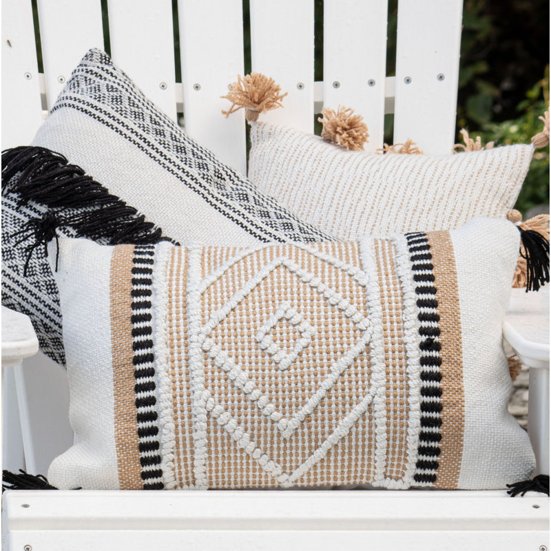 Tassels Outdoor Throw Pillow