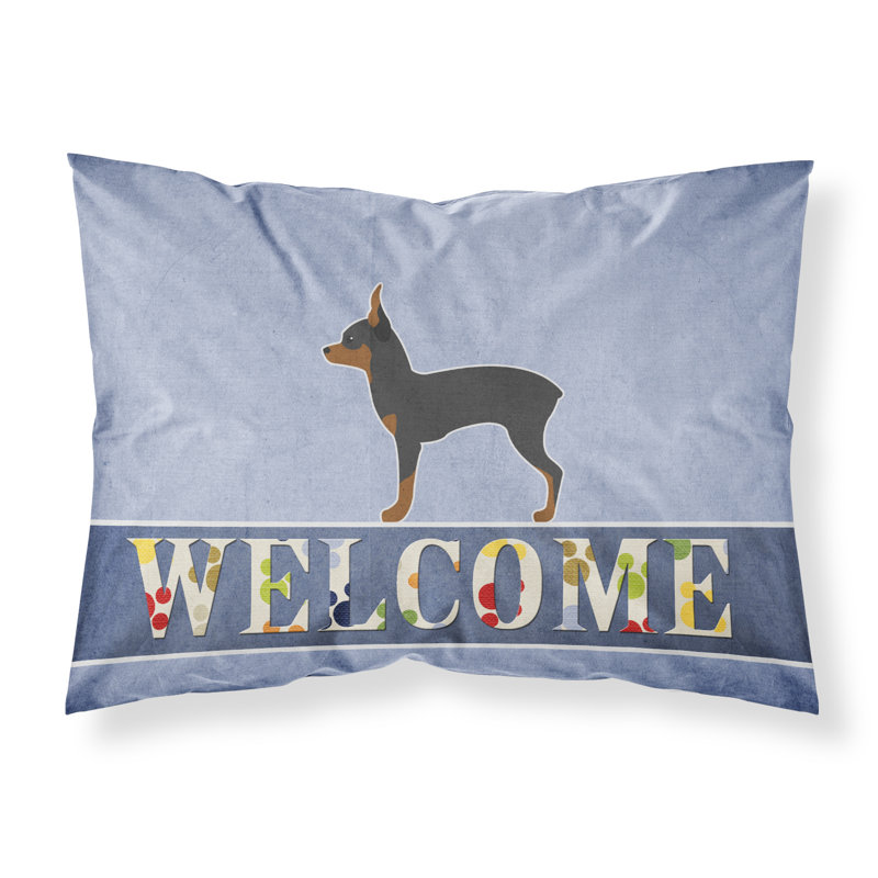 Taie d’oreiller welcome, Fox-terrier jouet