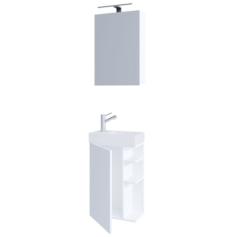 Ravis Bathroom Furniture Suite, White