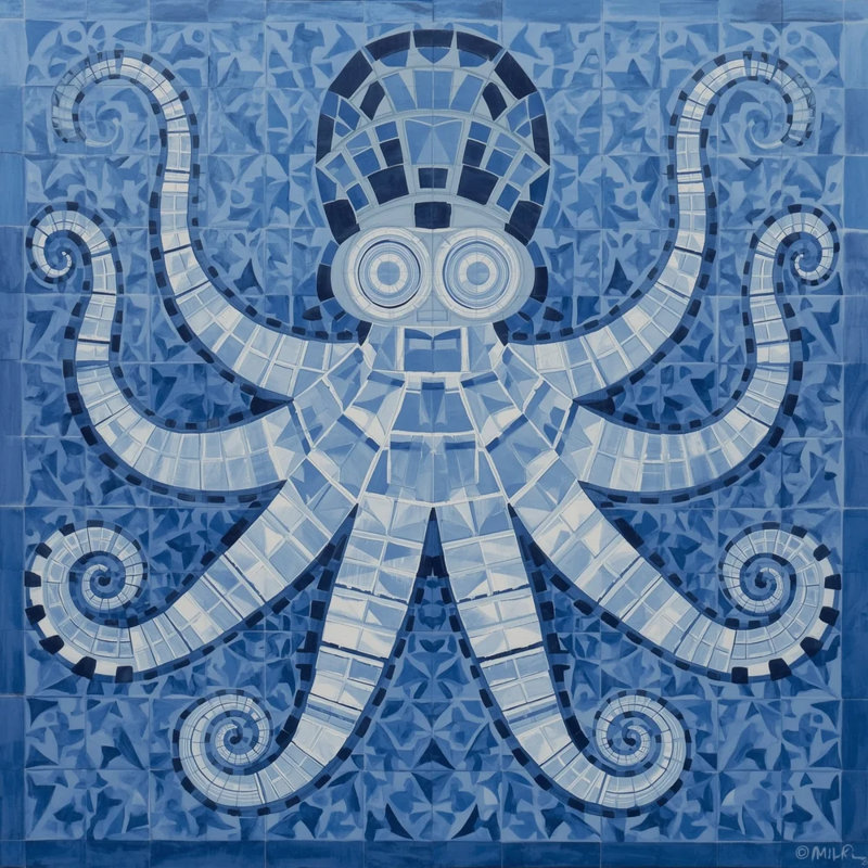 Indigo Octopus