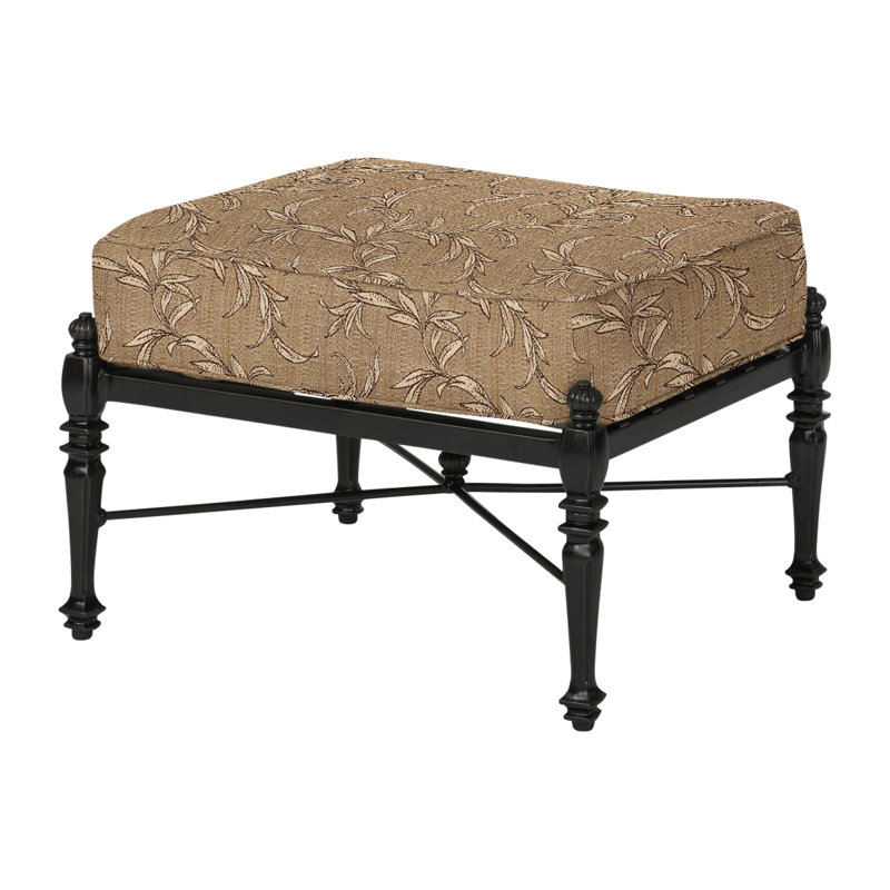 Grand Terrace Ottoman with Sunbrella Cushions, Desert Bronze, Bessemer
