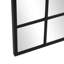 Miroir de plancher en métal noir