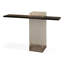 Console moderne en bois massif noir-519605975