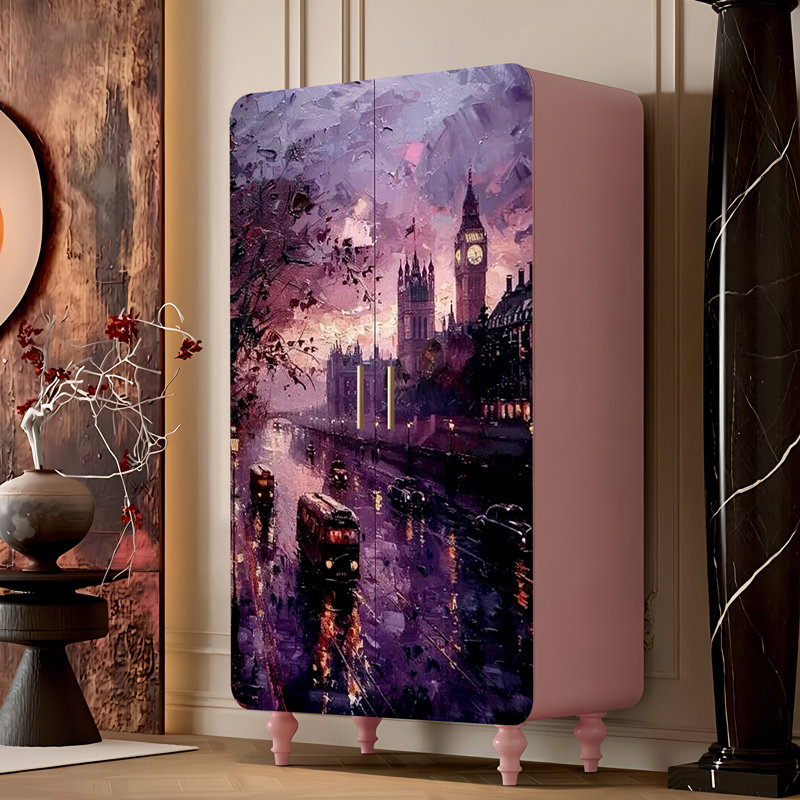 Household minimalist creative art wardrobe