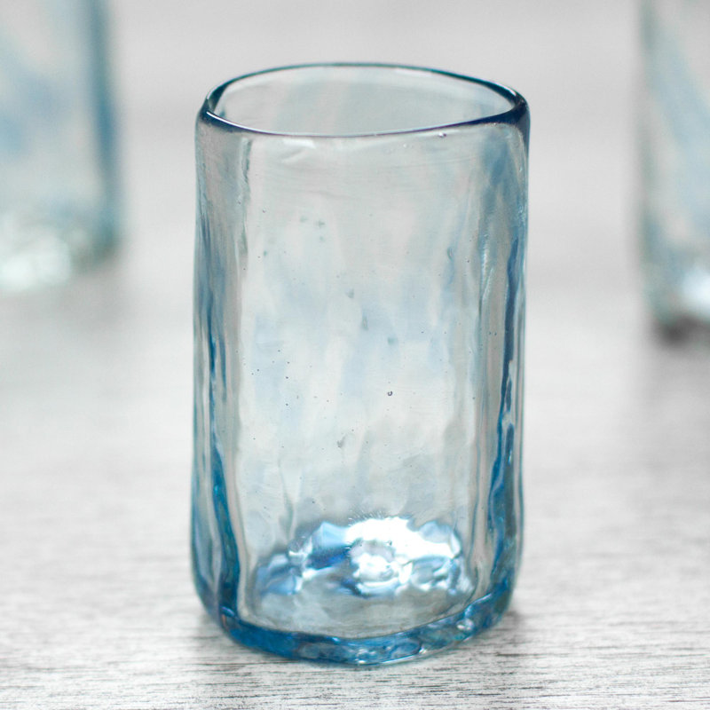 Handmade Drinking Glass, Blue