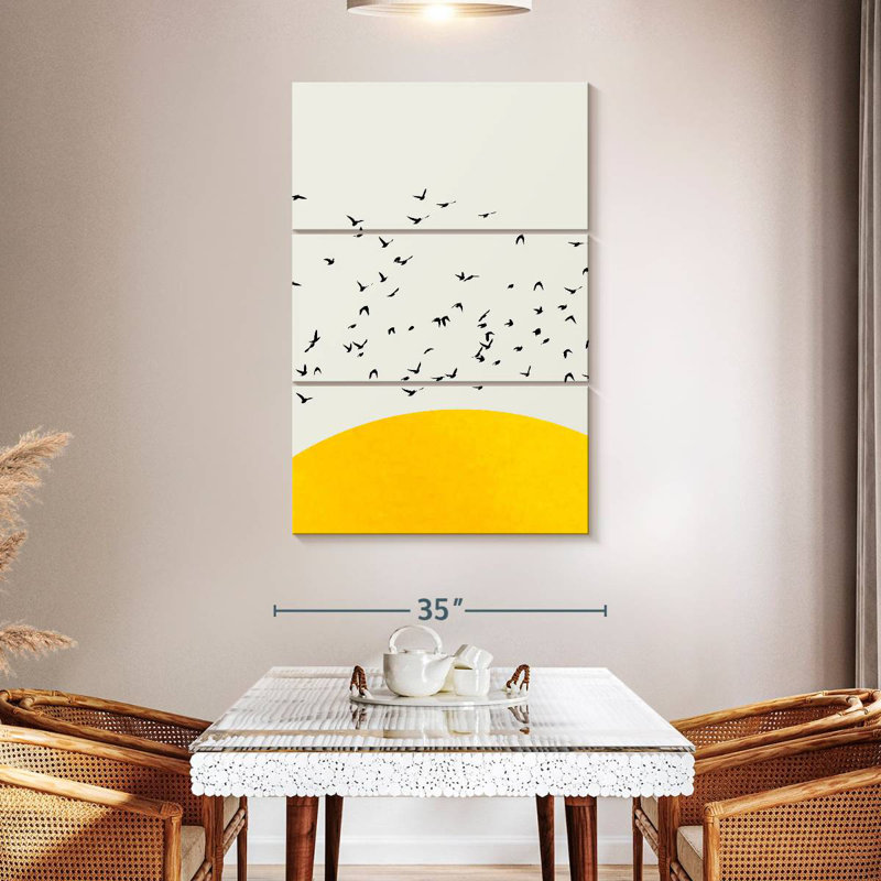 Oberle A Thousand Birds, 50" H x 32" W
