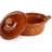 Ancient Cookware, Mexican Clay Lidded Cazuela Pot, Medium, Terracotta, 3.5 Quarts-54268736