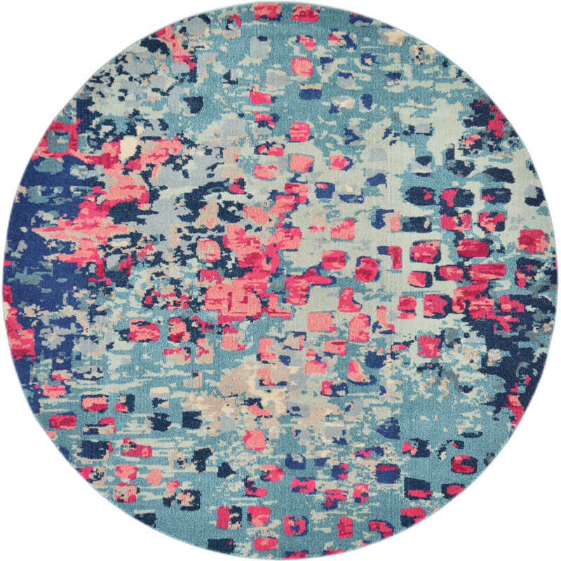Tapis abstrait Auyeung, Rond 8 pi