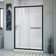 Infinity-Z 44-48" W x 72" H Single Sliding Semi-Frameless Shower Door