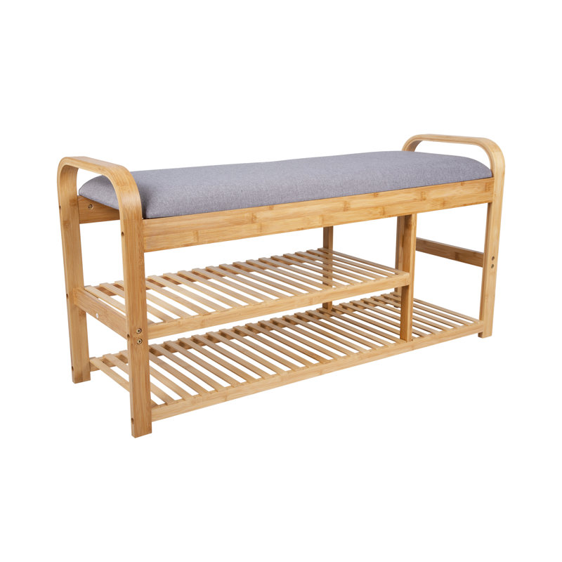 Polyester Upholstered Storage Bench