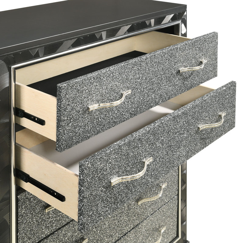 Joi 5 - Drawer Chest, Black Pearl
